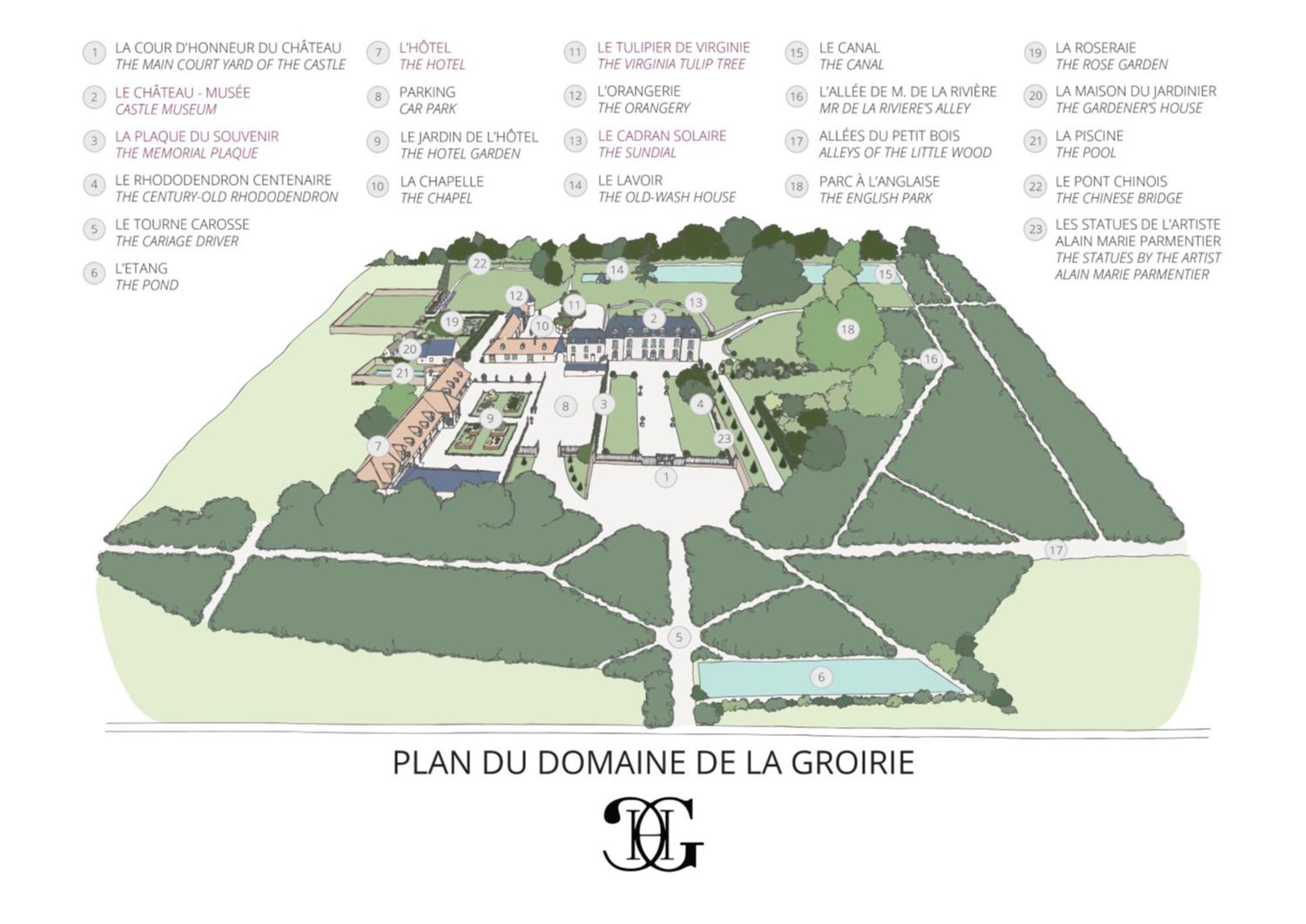 Hotel Du Domaine De La Groirie - Le Mans Trangé Exteriér fotografie